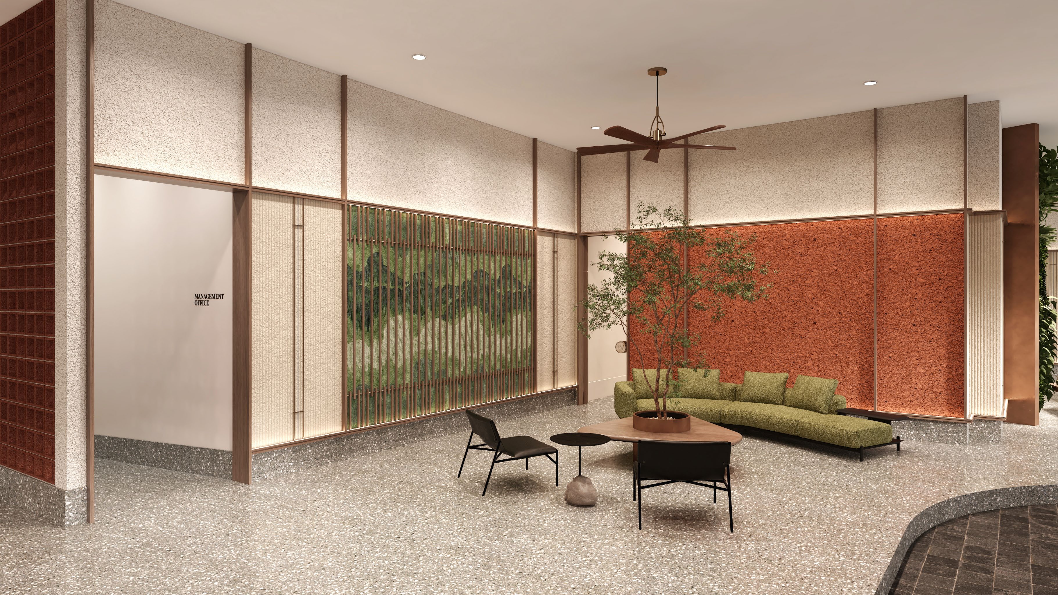 Westfield lounge artist impression